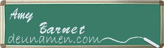 Amy Barnet Visitenkarte